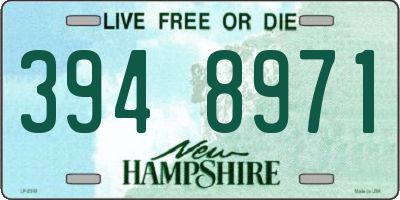 NH license plate 3948971