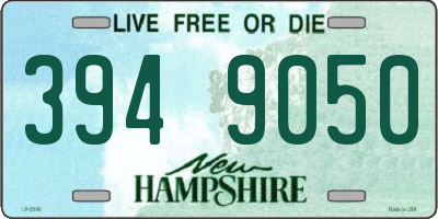 NH license plate 3949050