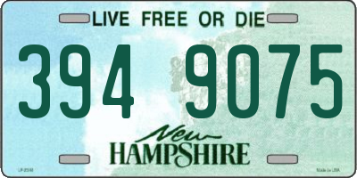 NH license plate 3949075