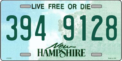 NH license plate 3949128