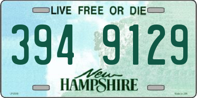 NH license plate 3949129