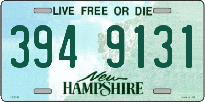 NH license plate 3949131