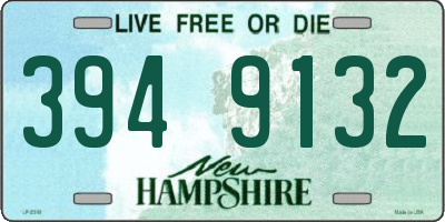 NH license plate 3949132
