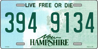 NH license plate 3949134