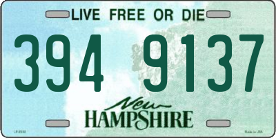 NH license plate 3949137