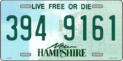 NH license plate 3949161