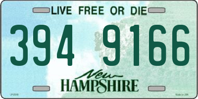 NH license plate 3949166