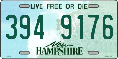 NH license plate 3949176