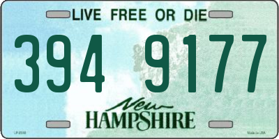 NH license plate 3949177