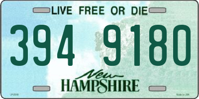 NH license plate 3949180