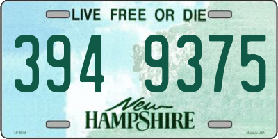 NH license plate 3949375
