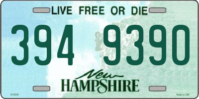 NH license plate 3949390