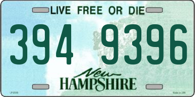 NH license plate 3949396