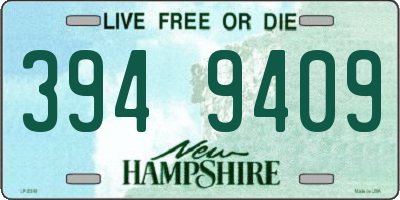 NH license plate 3949409