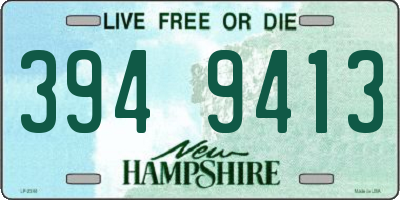 NH license plate 3949413