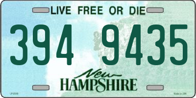 NH license plate 3949435