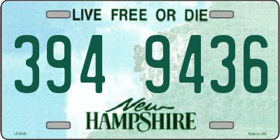 NH license plate 3949436