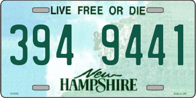 NH license plate 3949441