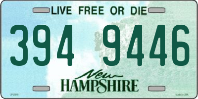 NH license plate 3949446