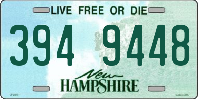 NH license plate 3949448
