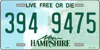 NH license plate 3949475