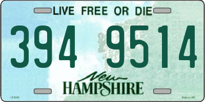 NH license plate 3949514