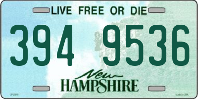NH license plate 3949536