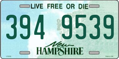 NH license plate 3949539