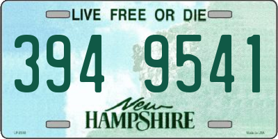 NH license plate 3949541