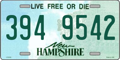 NH license plate 3949542