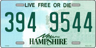 NH license plate 3949544