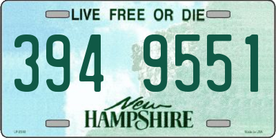 NH license plate 3949551