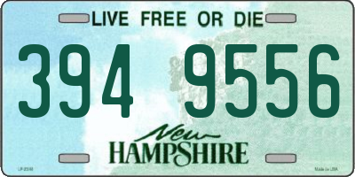 NH license plate 3949556