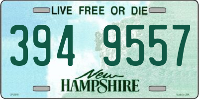 NH license plate 3949557