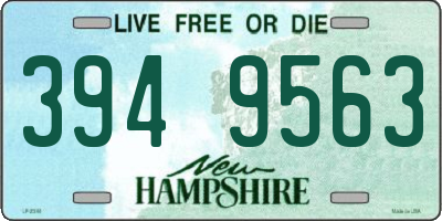 NH license plate 3949563