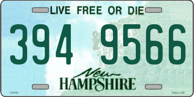 NH license plate 3949566