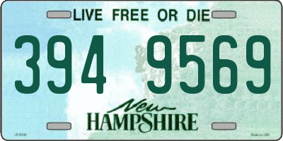 NH license plate 3949569