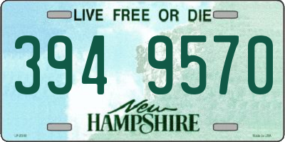NH license plate 3949570