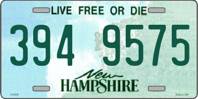 NH license plate 3949575