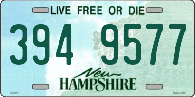 NH license plate 3949577