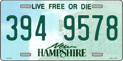 NH license plate 3949578