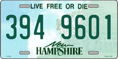 NH license plate 3949601