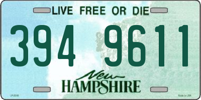 NH license plate 3949611