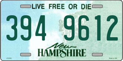 NH license plate 3949612