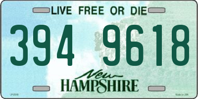 NH license plate 3949618