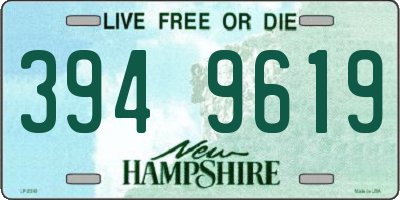 NH license plate 3949619