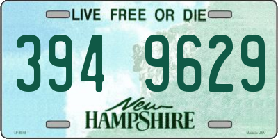 NH license plate 3949629