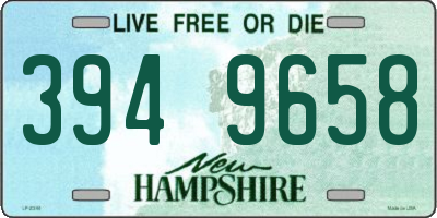 NH license plate 3949658