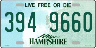 NH license plate 3949660
