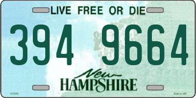 NH license plate 3949664